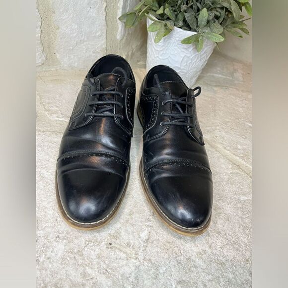 Stacy Adams black oxfords sz 4 - Picture 2 of 7